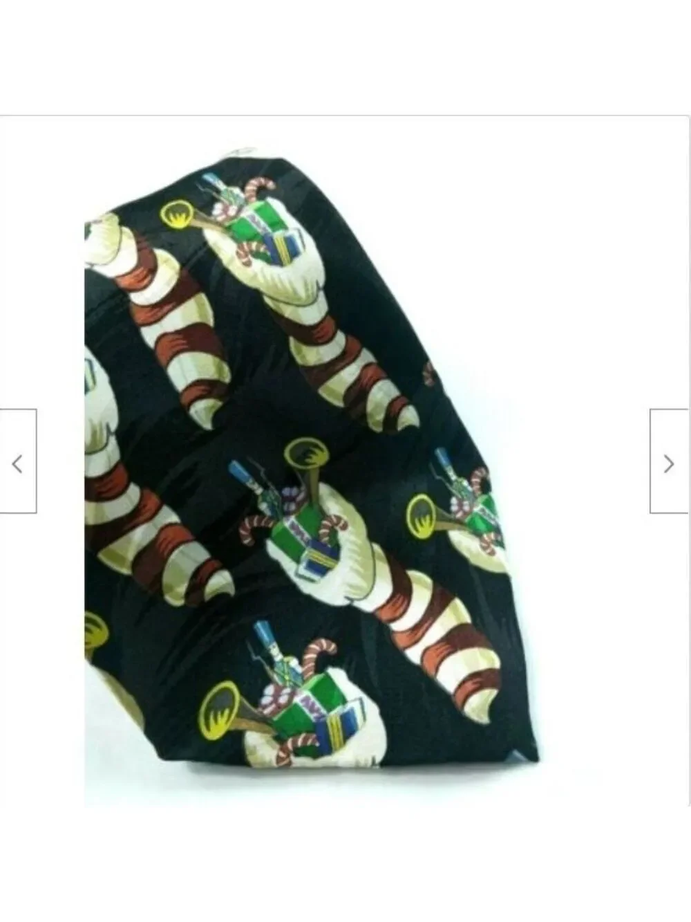 Christmas Candy Cane Toy Soldier Silk Tie